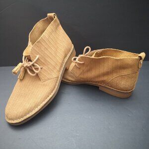 Hush Puppies Ladies Size 12 Medium Brown Suede Cyra Catelyn Chukka/Desert Boots